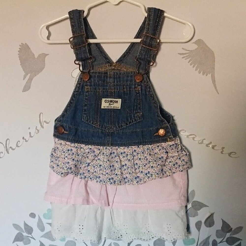 Perfect for Summer! Toddler Skirt Overalls!!!